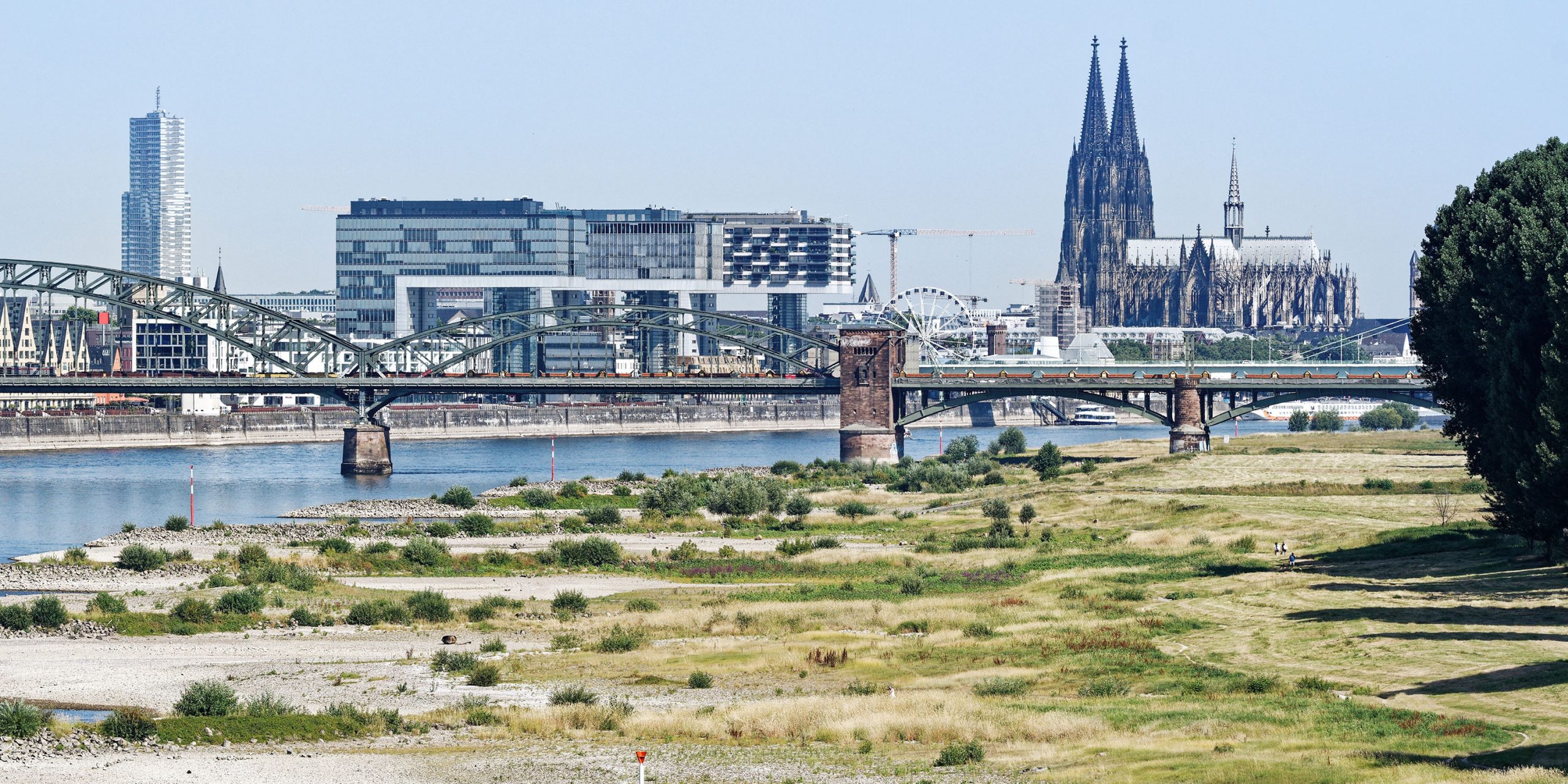 20220726_PM_WetterOnline_Trockenheit_Juli_bild01 Niedrigwasser Rhein